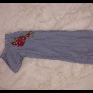 Off the shoulder dress